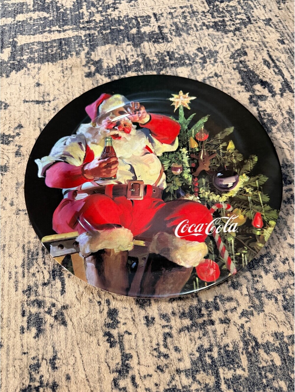 Coca Cola Santa Christmas Serving Tray Sakura Evolution